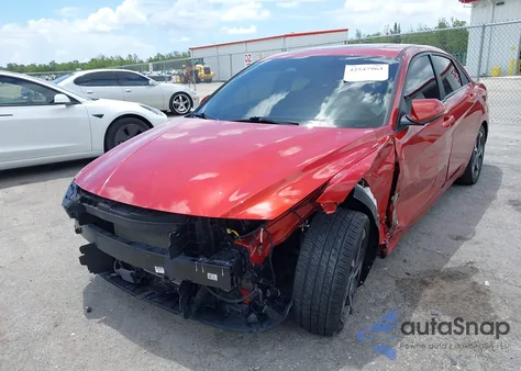 2021 Hyundai Elantra Limited из США, поврежденный, VIN KMHLP4AG7MU138480